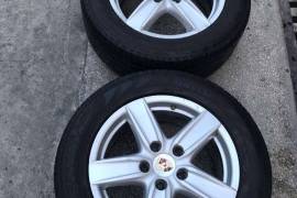 Autoparts, Wheels & Tires, Aluminium Disks and Tires, PORSCHE 