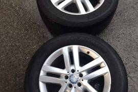 Autoparts, Wheels & Tires, Aluminium Disks and Tires, MERCEDES-BENZ 