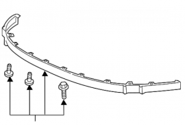 Автозапчасти, части двигателя, Бампер, CHEVROLET 