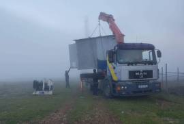 ტვირთის გადაზიდვა ამწე მანიპულატორით