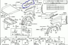 Autoparts, Body Parts, Fender, TOYOTA 