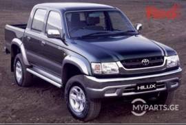 ავტონაწილები, ფარები და ნათურები, ბამპერის რეფლექტორები, TOYOTA 