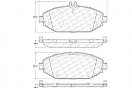 ავტონაწილები, სამუხრუჭე სისტემა, ხუნდები, MERCEDES-BENZ 