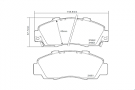 Autoparts, Braking system, Bracke Pads, ACURA 
