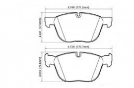 Autoparts, Braking system, Bracke Pads, BMW 