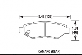 ავტონაწილები, სამუხრუჭე სისტემა, ხუნდები, CADILLAC 
