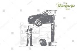 ავტომანქანის შეღებვა,სათუნუქე სამუშაოები Nissan