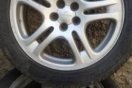 Autoparts, Wheels & Tires, Aluminium Disks and Tires, SUBARU 