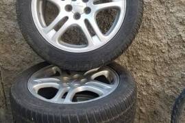Autoparts, Wheels & Tires, Aluminium Disks and Tires, SUBARU 